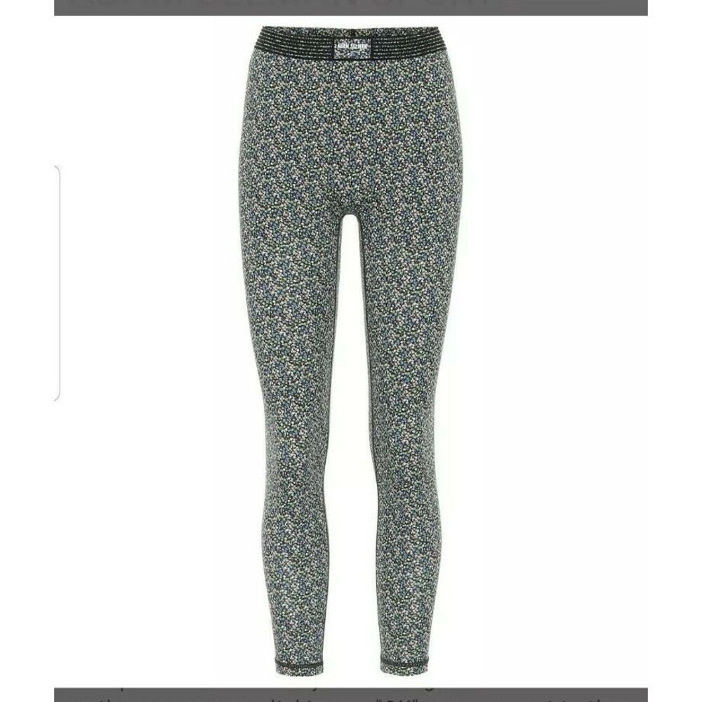 Adam Selman Sport High-Waisted Bonded Active Leggings Micro Floral Sz XL-XXL💖